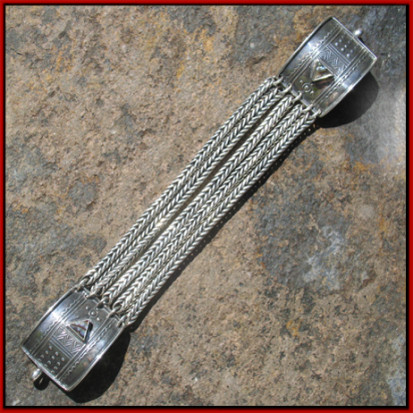 Abalone Tribal Charm Connector Bracelet