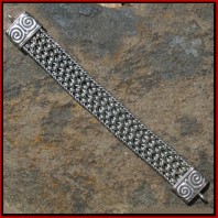 Braided chain link bracelet